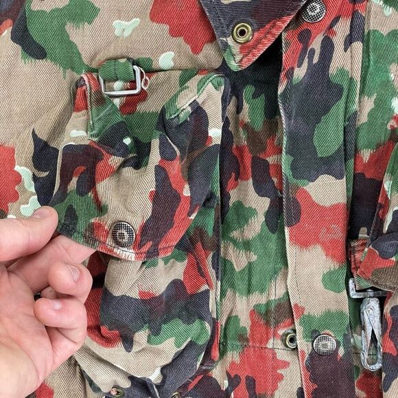 Swiss Army Coat Alpenflage Camouflage M70 Heavy Combat Field Jacket Hooded 46 - Picture 4 of 14
